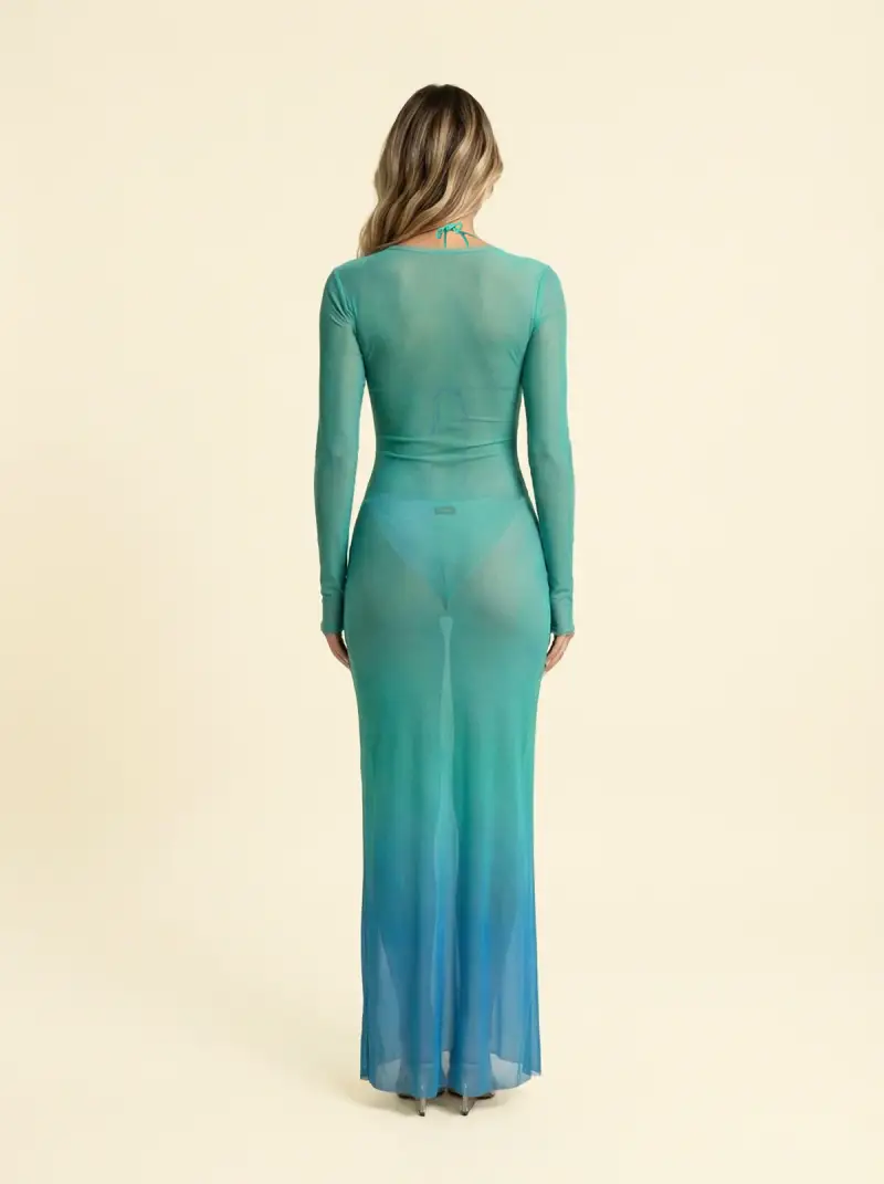 Vestito Lungo Donna F**K Fantasia SW1858-X82 miniatura 2