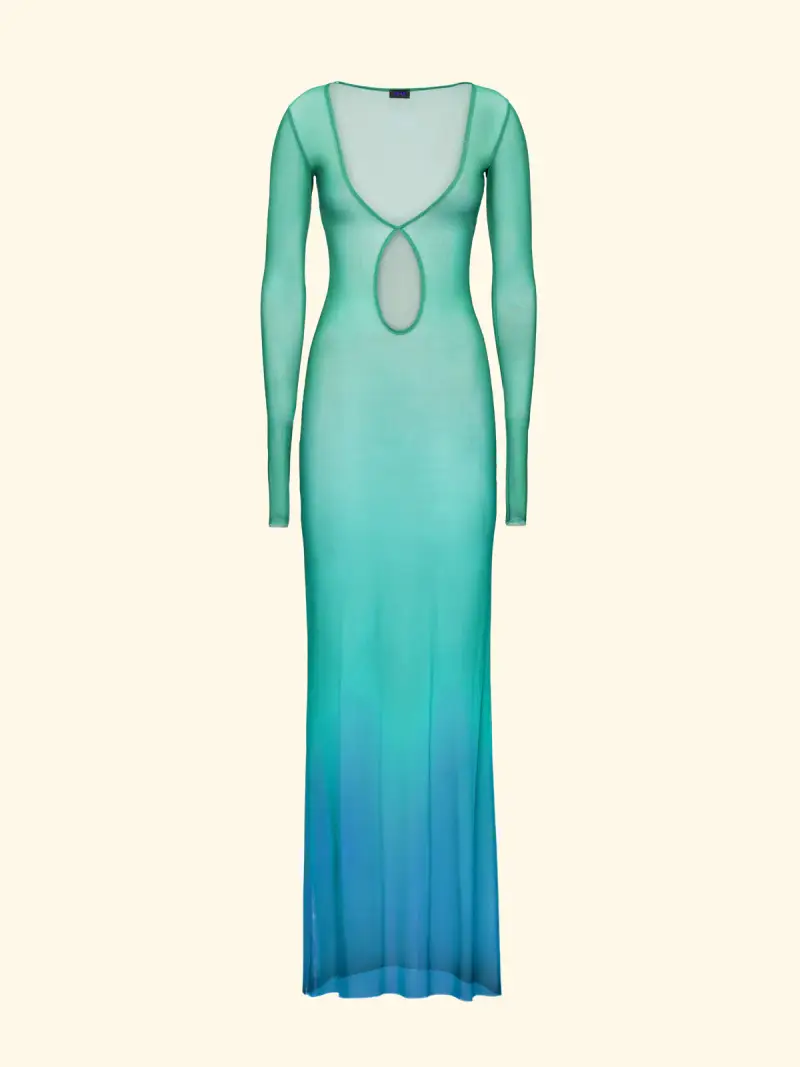 Vestito Lungo Donna F**K Fantasia SW1858-X82 miniatura 3