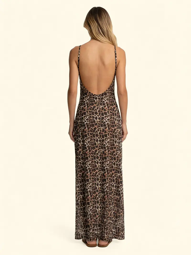 Vestito Lungo Donna F**K Fantasia SW3301-X01 miniatura 2