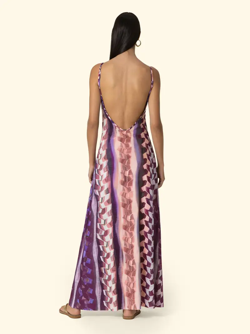 Vestito lungo Donna F**K Fantasia SW3306-X56 miniatura 2