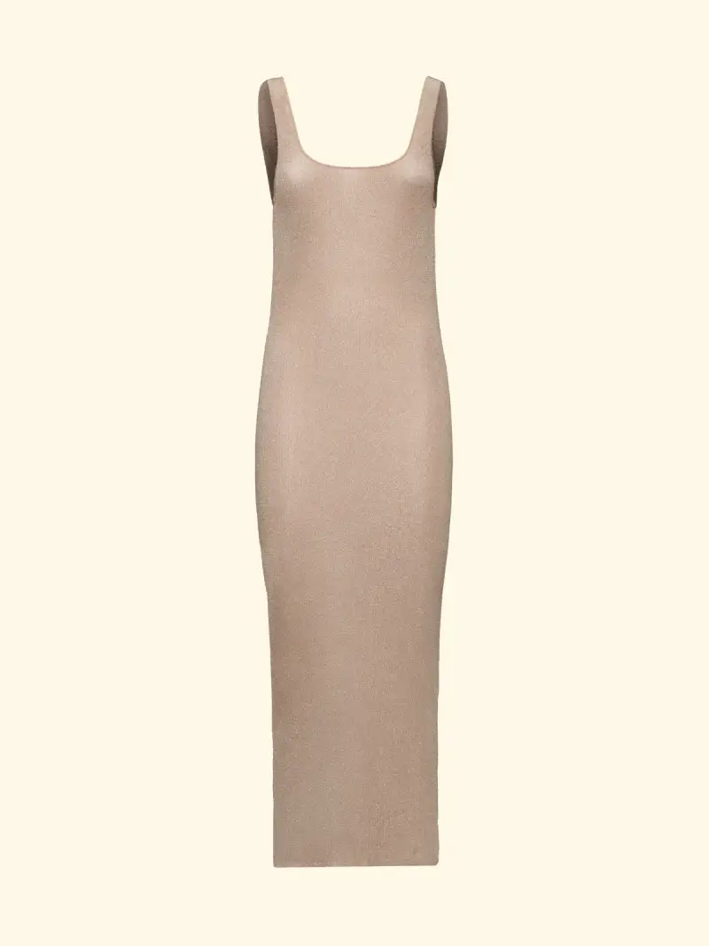 Vestito Lungo Donna F**K Gold SW1150-GD miniatura 3