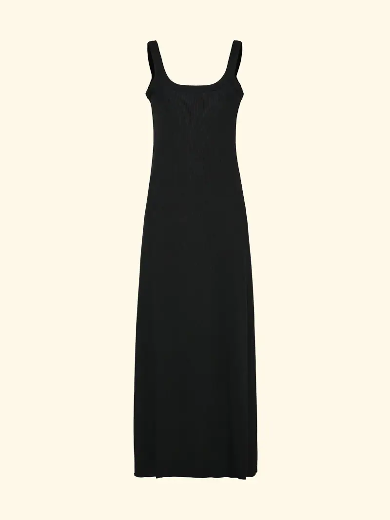 Vestito Lungo Donna F**K Nero SW0538-BK miniatura 3