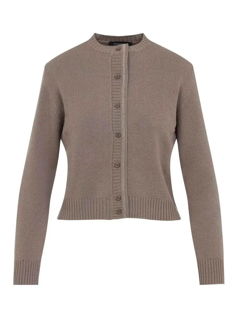 Fabiana Filippi Cardigan Marrone 4155093