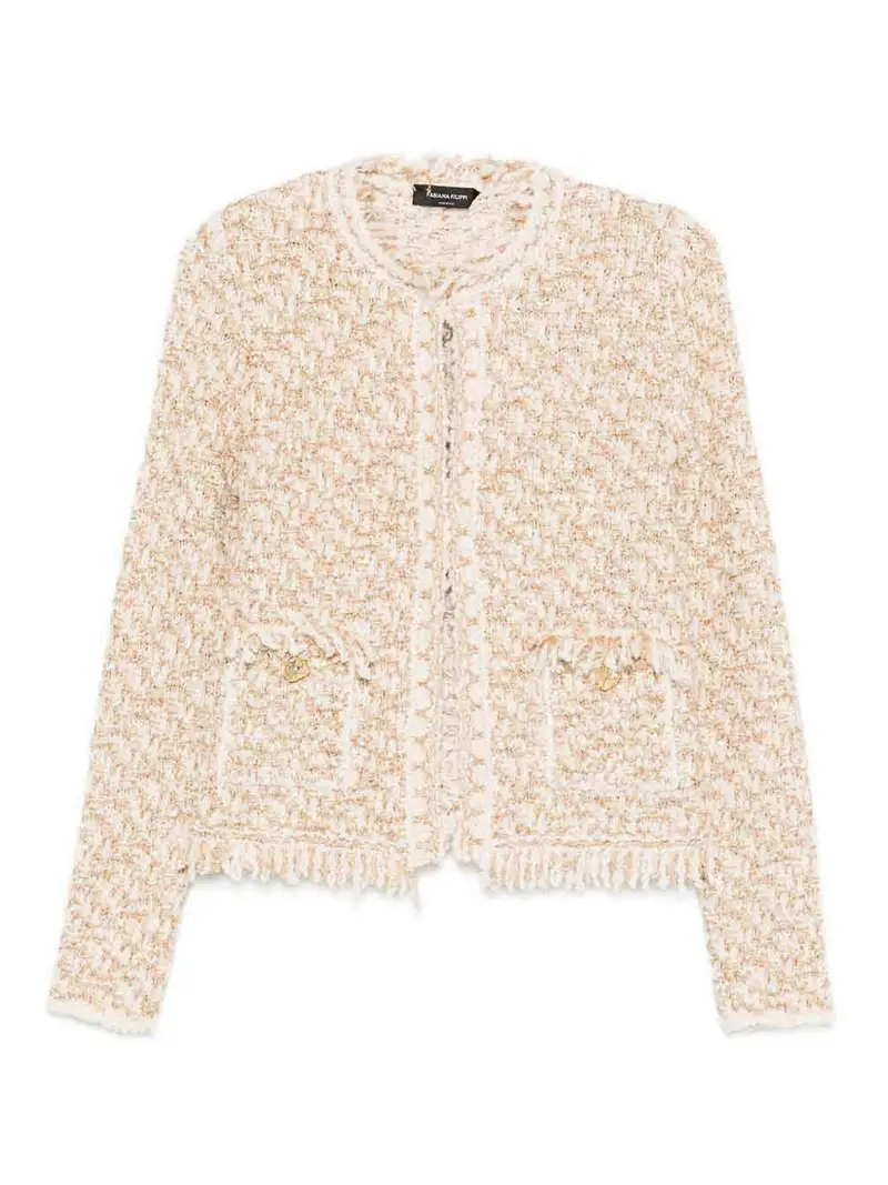 Giacca in misto lana Beige