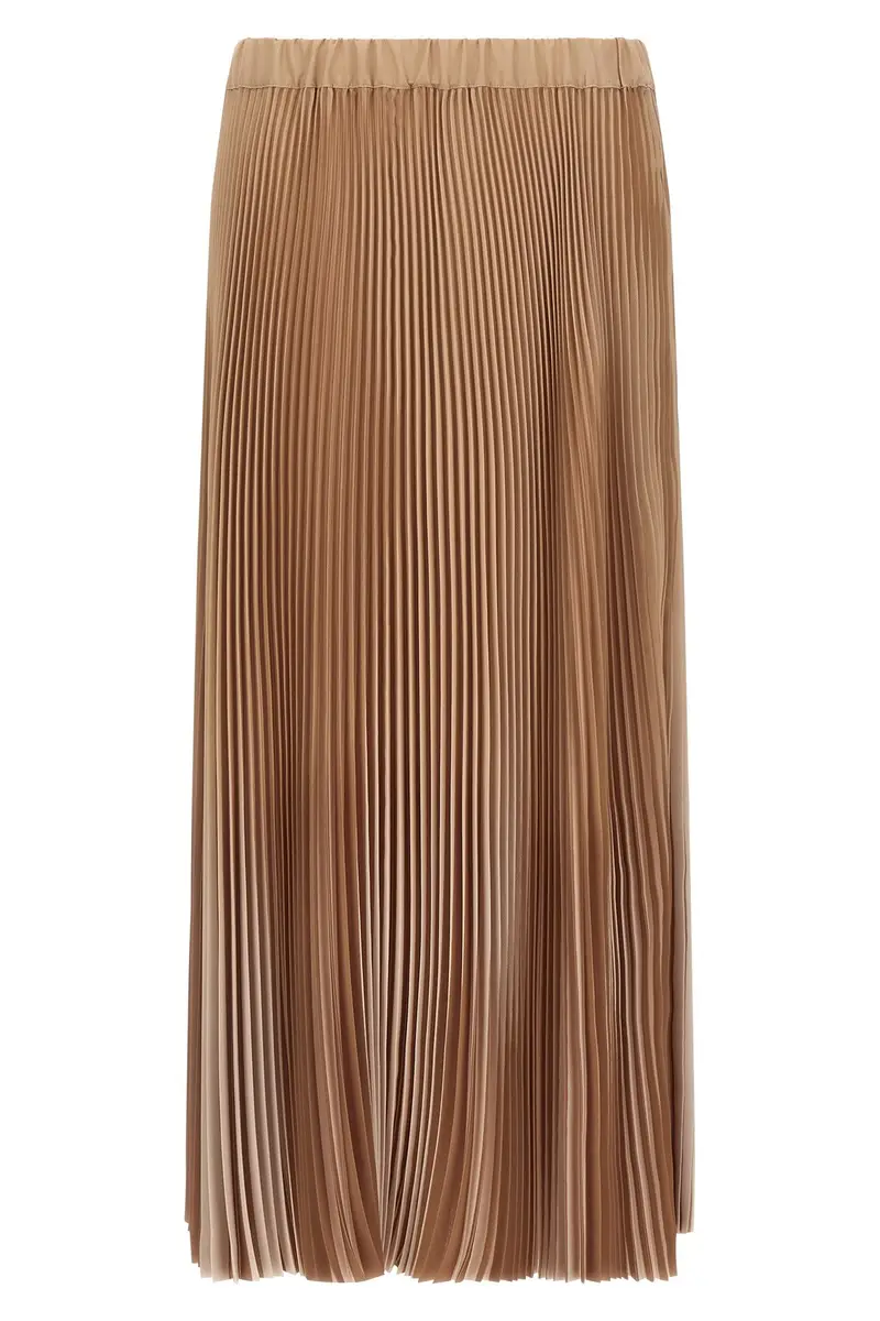 Fabiana Filippi Gonna Plissettata beige in Tessuto 100% PES