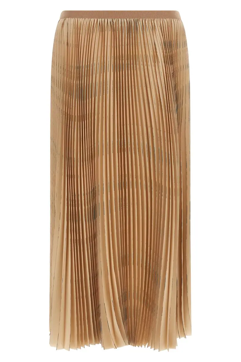 Gonna Plissettata Beige