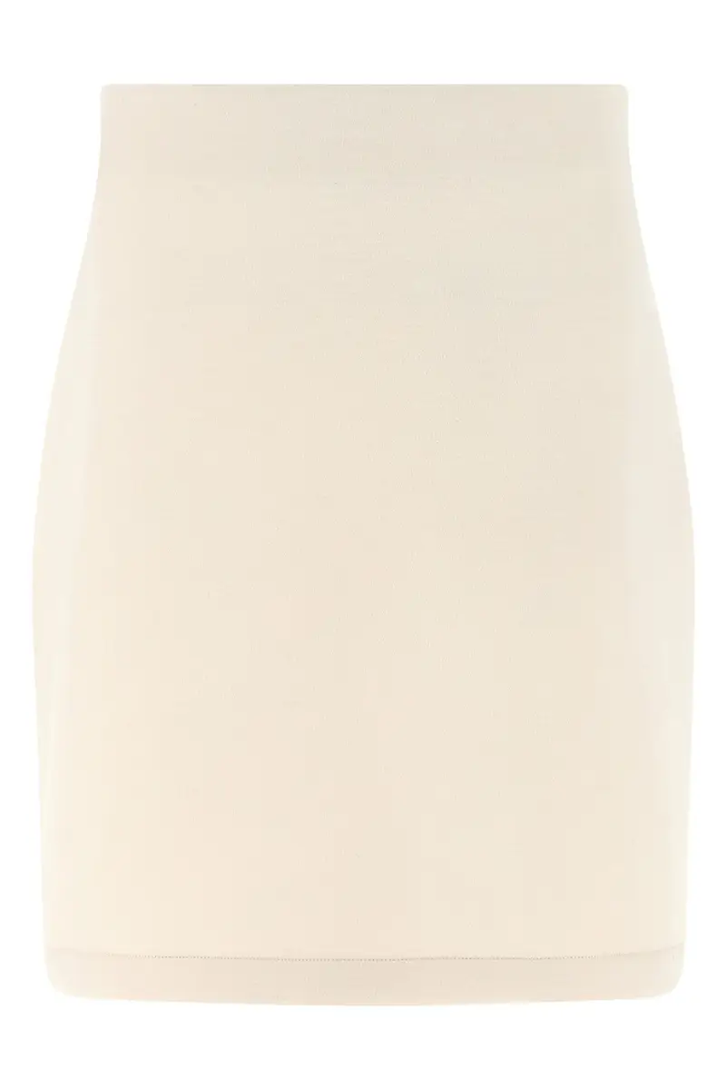 Fabiana Filippi Gonna mini scuba cashmere beige