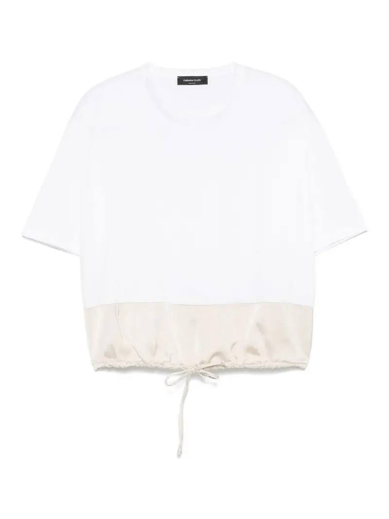 Maglia Con Inserti Bianco