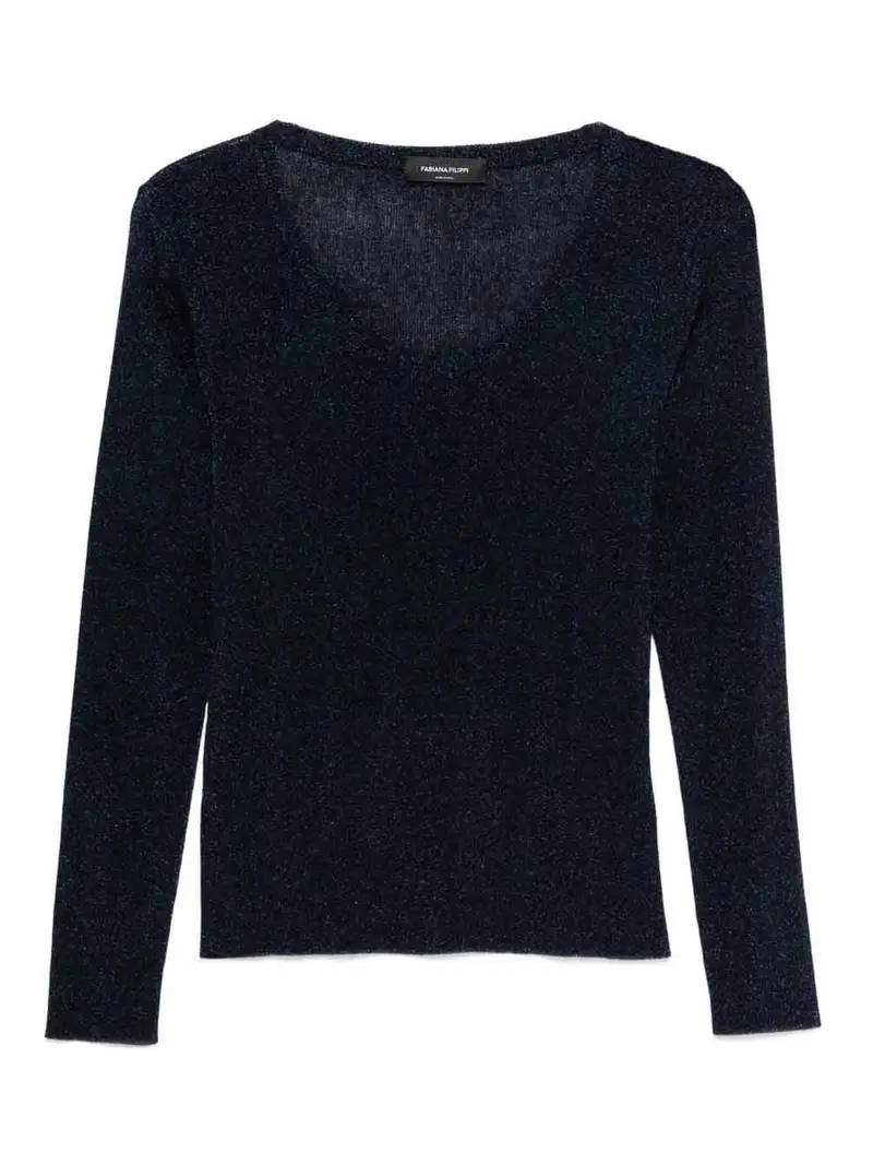 Maglione Girocollo Blu