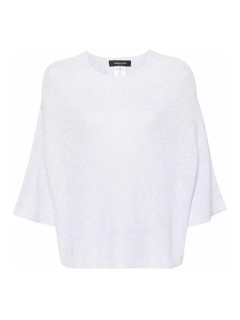 Maglione in misto cotone Bianco