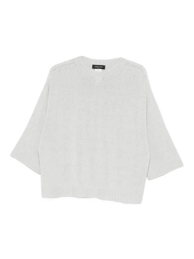 Maglione in Misto Lana Blu