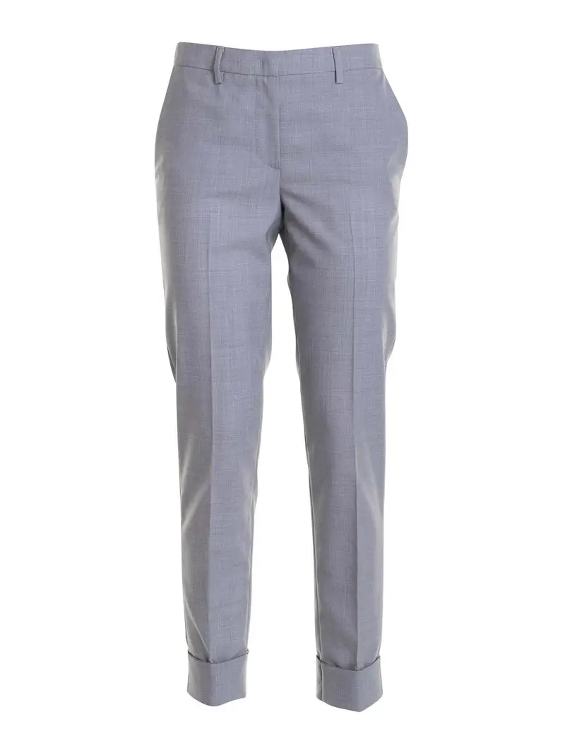 Pantaloni in lana Grigio
