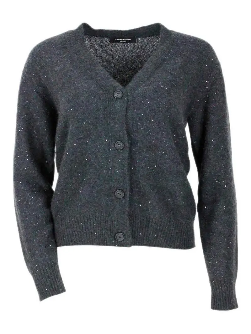 Pantaloni misto lana Grigio