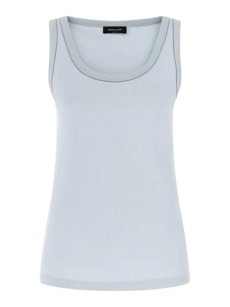 Fabiana Filippi Top Azzurro 4352756