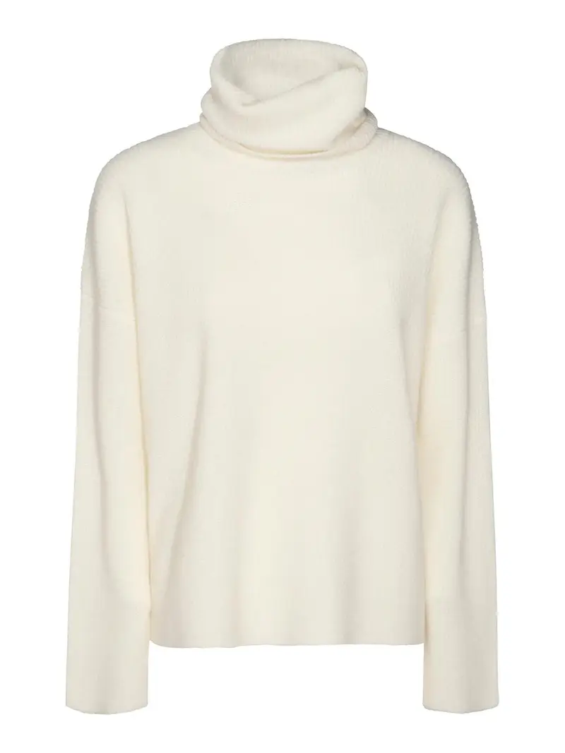 Pullover in lana bianca Bianco