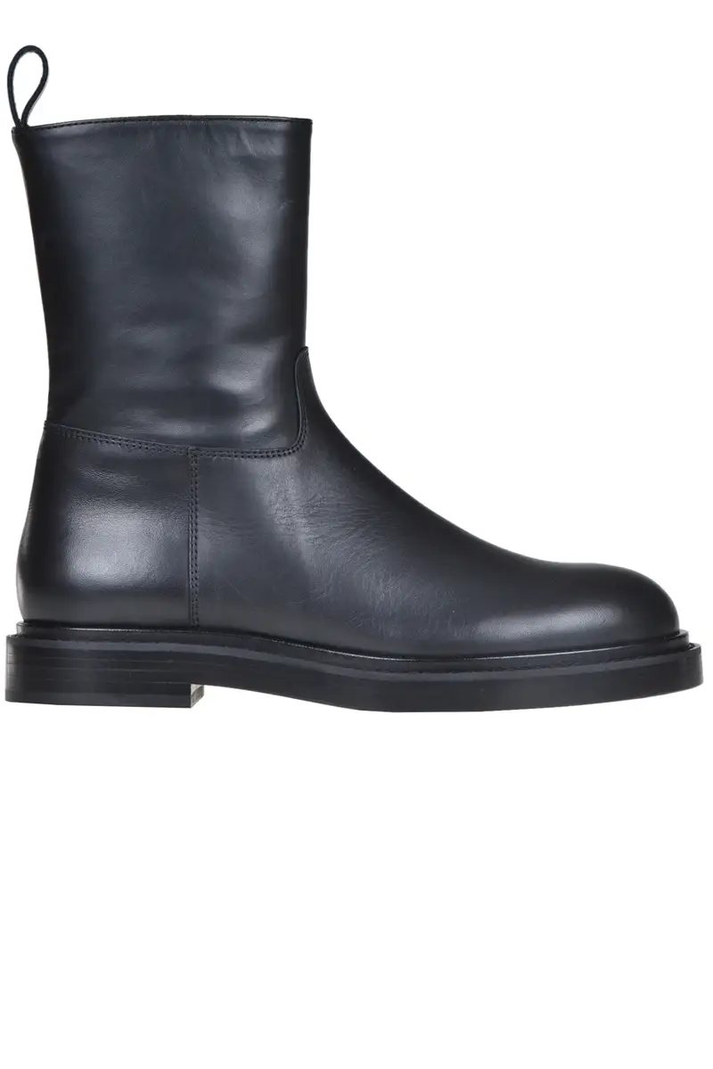 Stivaletti in pelle Nero