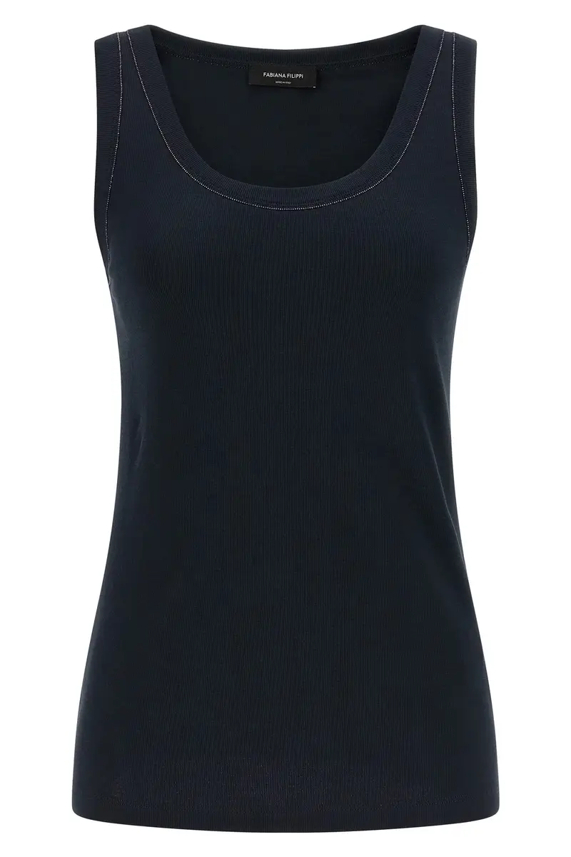 Fabiana Filippi Top Blu 3927909