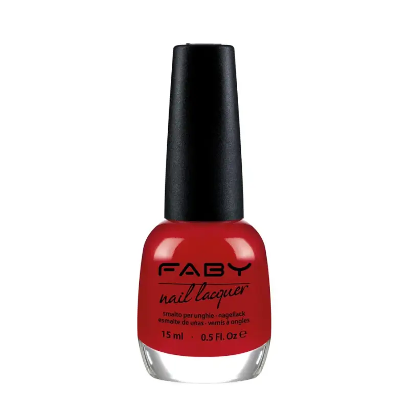 Smalti Nail Lacquer faby's red - Smalto