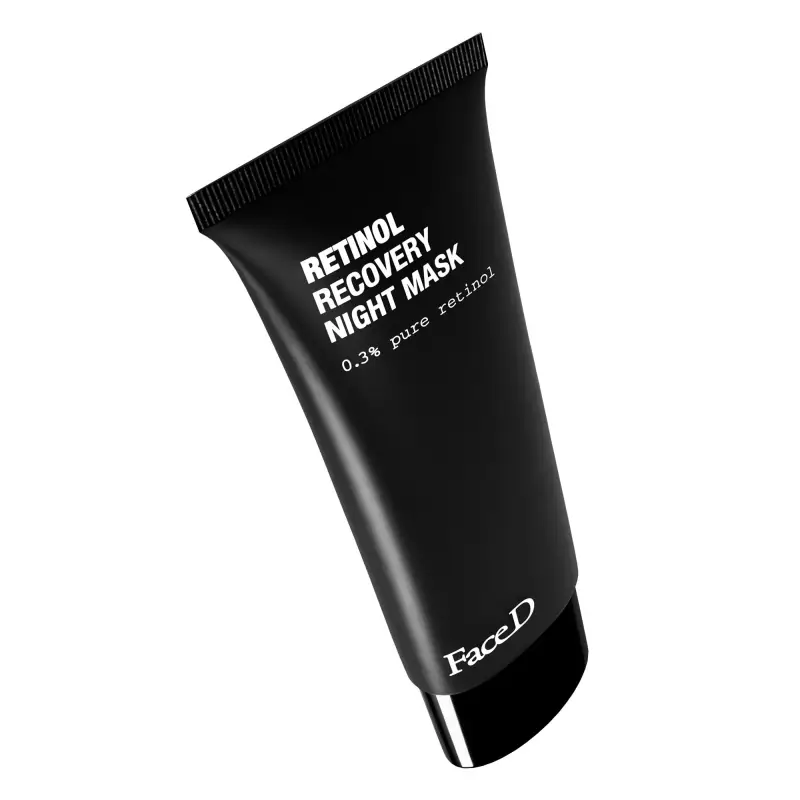 Retinol Maschera Ristrutturante Notturna di Retinolo - Trattamento antietà pelli mature, Crema antirughe, Maschera viso idratante miniatura 2