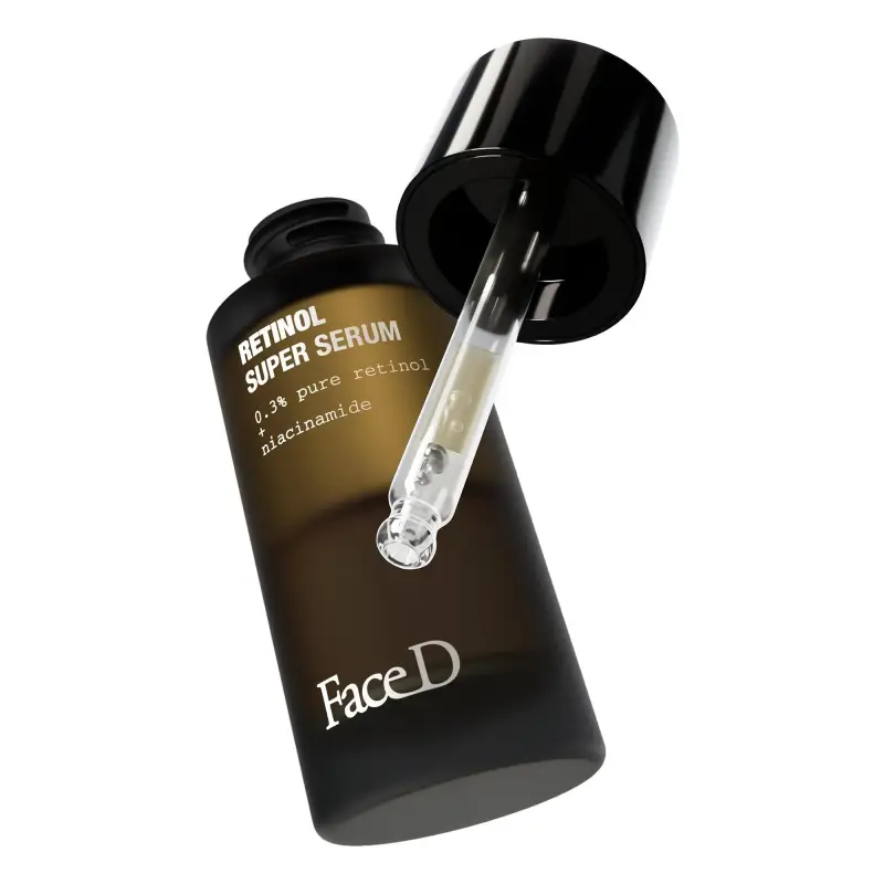 Retinol Super Siero di Retinolo - Trattamento antietà pelli mature, Siero antirughe miniatura 3