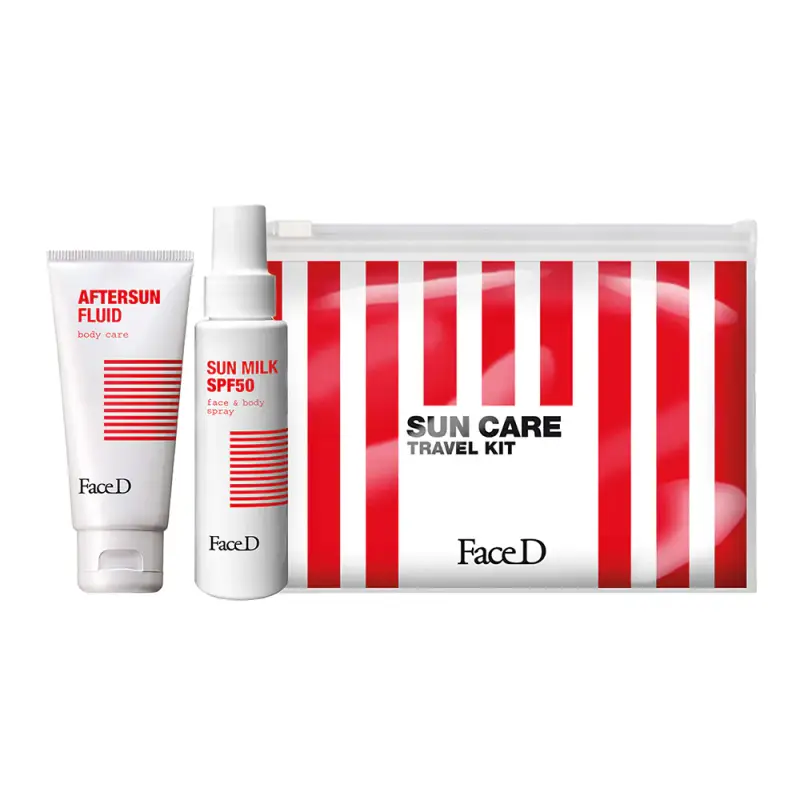 Solari Sun Care Travel Kit - Solari alta protezione,Cofanetto solare,Crema doposole corpo