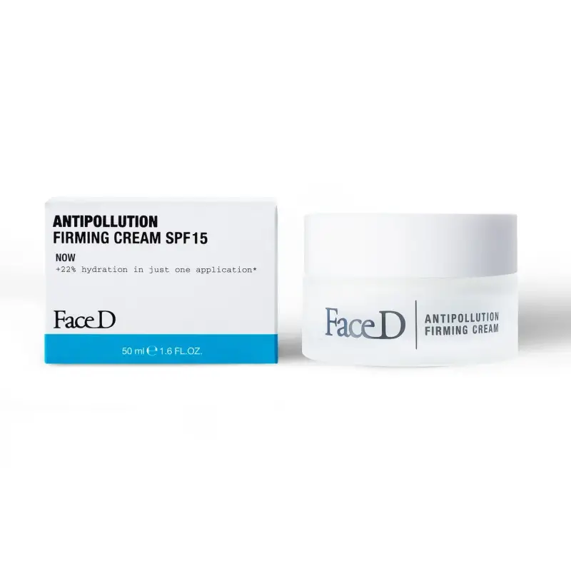 Viso Anti-Pollution Firming Cream SPF15 - Trattamento antietà pelli mature, Crema antirughe miniatura 2