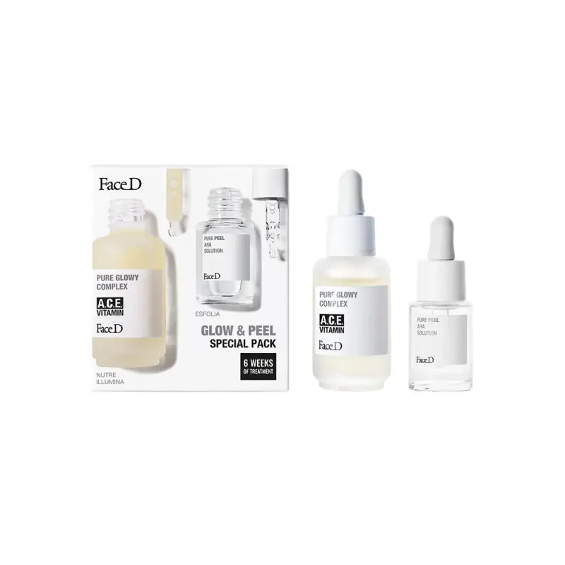 Viso Glowy & Peel KIT - Cofanetto antirughe