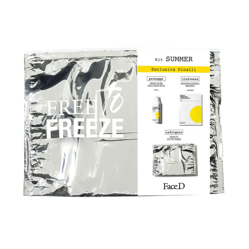 Viso Kit Summer - Protezione solare viso,Cofanetto solare,Crema doposole corpo,Cofanetti regalo per lui