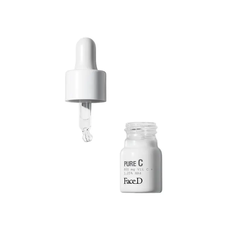 Viso PURE C - Vitamina C Pura 16% in Acido Ialuronico - Trattamento antietà pelli mature, Siero viso antimacchie, Siero antirughe miniatura 2