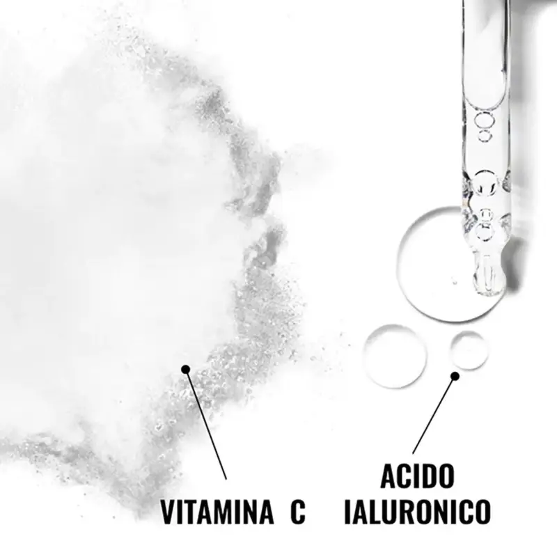 Viso PURE C - Vitamina C Pura 16% in Acido Ialuronico - Trattamento antietà pelli mature, Siero viso antimacchie, Siero antirughe miniatura 5