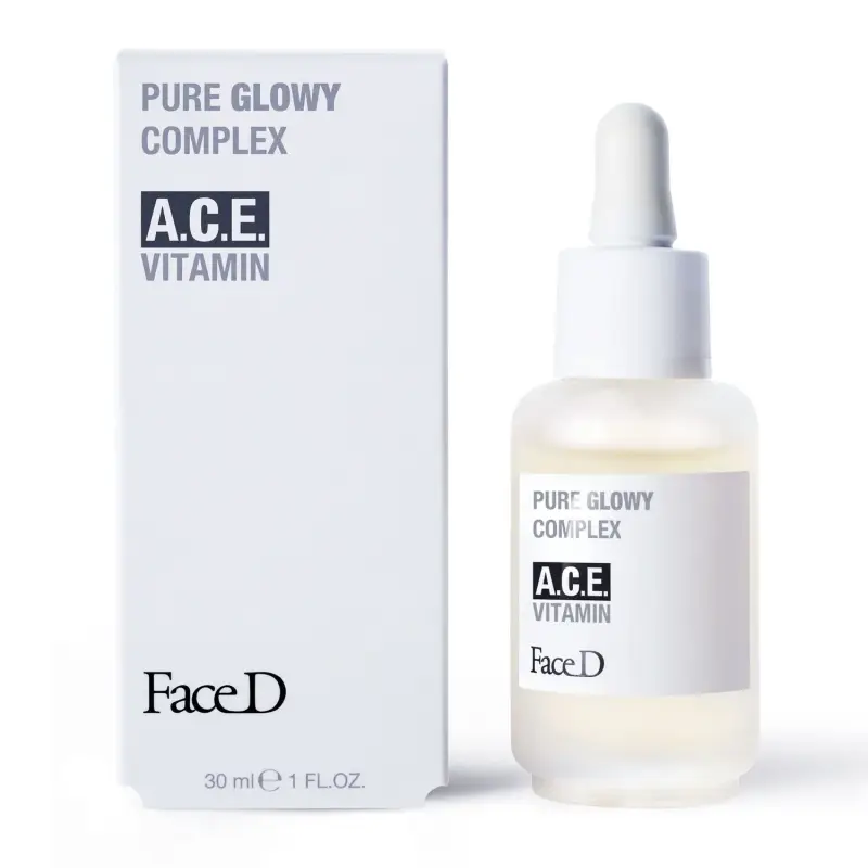 Viso Pure Glowy Complex A.C.E. Vitamin - Crema viso pelle secca, Siero antirughe, Siero viso illuminante miniatura 2