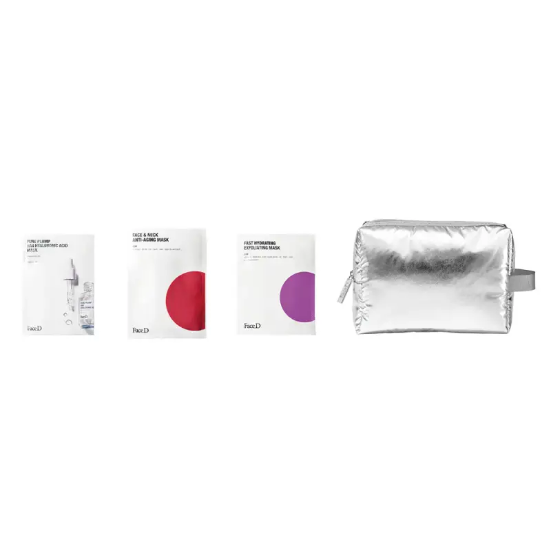 Viso Silver Mask Kit - Crema idratante viso,Maschera viso idratante,Cofanetto trattamento