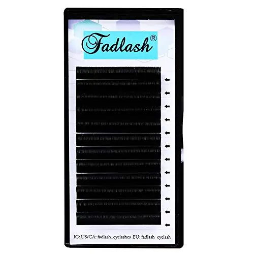 FADLASH Ciglia Extension Easy Fan Volume Ciglia Finte 0.07mm D Curl 15mm Taglia Unica Estensione Ciglia Professionale miniatura 2