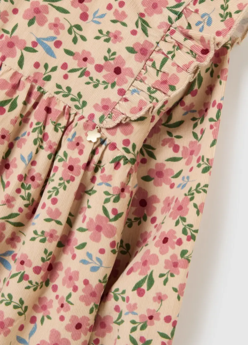 Abito Da Bimba In Puro Cotone Multicolor Regular Fit, Bambina, Multicolor miniatura 2