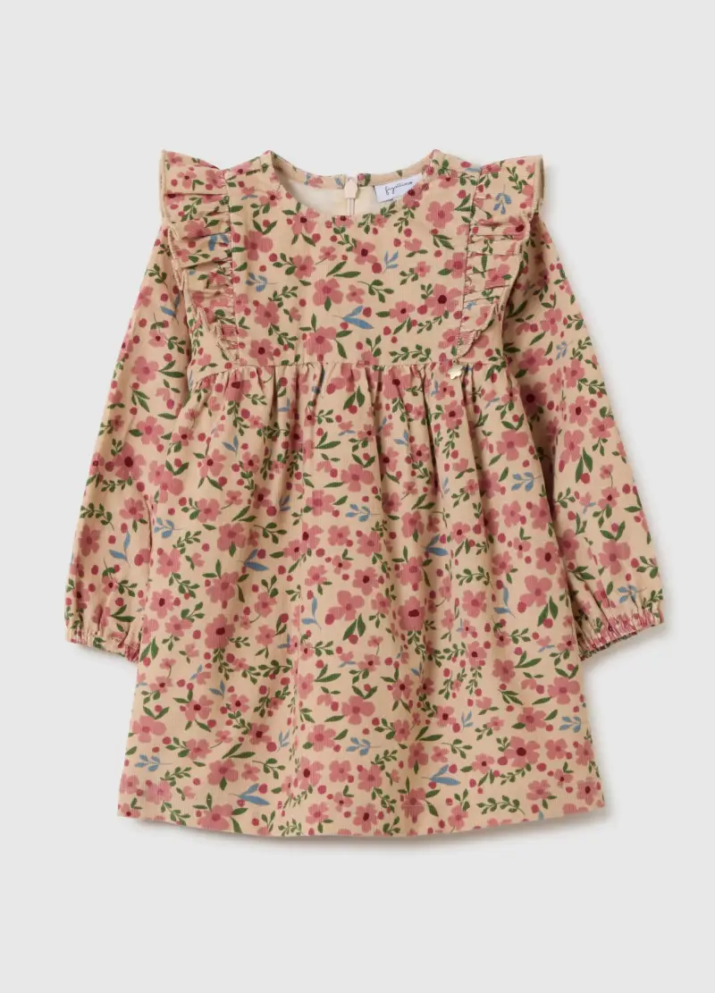 Abito Da Bimba In Puro Cotone Multicolor Regular Fit, Bambina, Multicolor