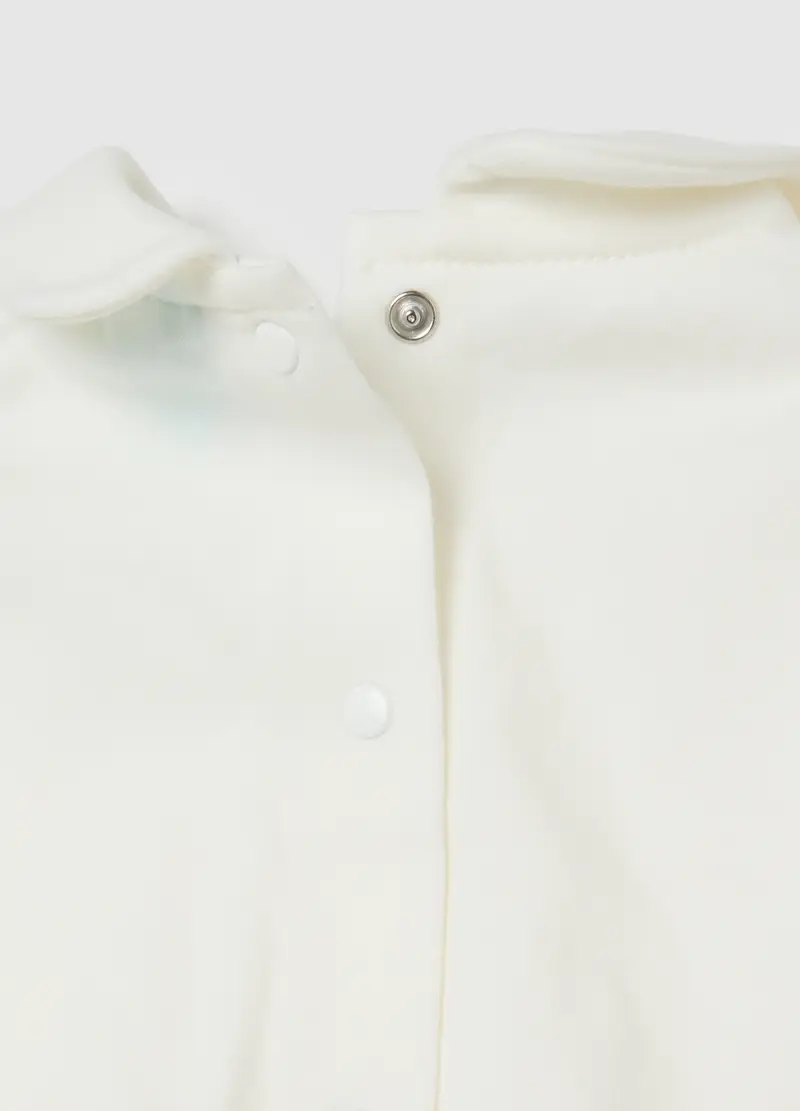 Abito Da Neonata Beige Con Ricami, Multicolor miniatura 3