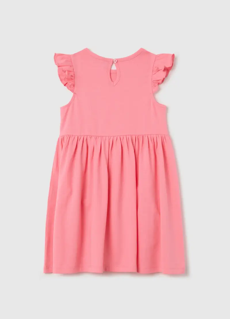 Abito Da Neonata In Puro Cotone Rosa Regular Fit, Bambina, Rosa miniatura 2