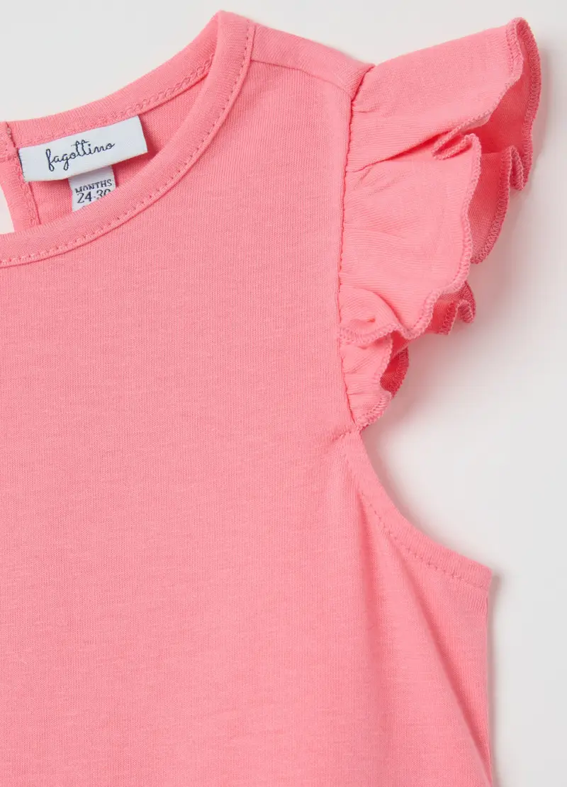 Abito Da Neonata In Puro Cotone Rosa Regular Fit, Bambina, Rosa miniatura 3