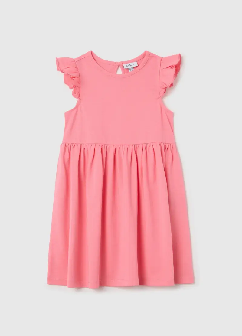 Abito Da Neonata In Puro Cotone Rosa Regular Fit, Bambina, Rosa