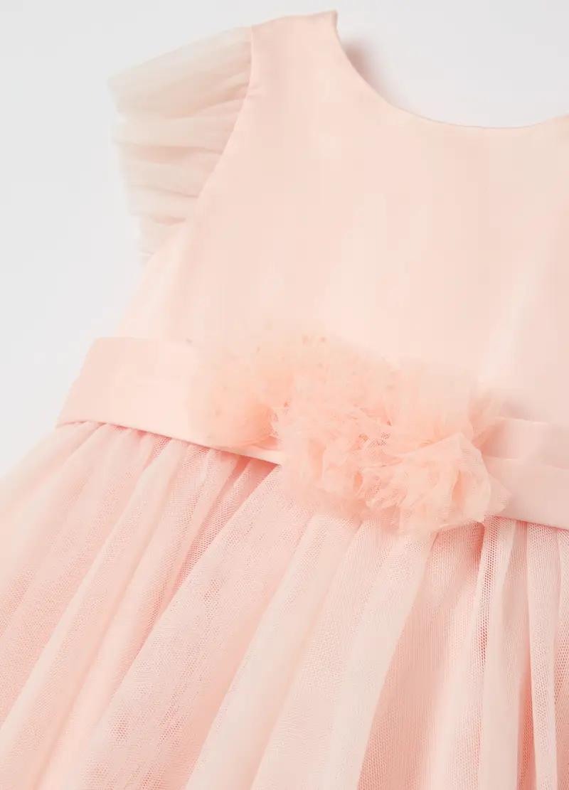 FAGOTTINO, Abito In Tulle Con Applicazione Floreale, Bambina, Rosa, Taglia: 30-36 miniatura 2