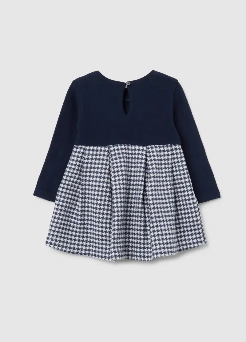 Abito Multicolor A Quadri Da Bimba In Cotone Elasticizzato Wide Fit, Bambina, Multicolor miniatura 2