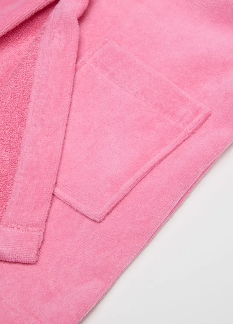 FAGOTTINO, Accappatoio Da Bambina In Puro Cotone Rosa, Rosa, Taglia: 12-18 miniatura 3