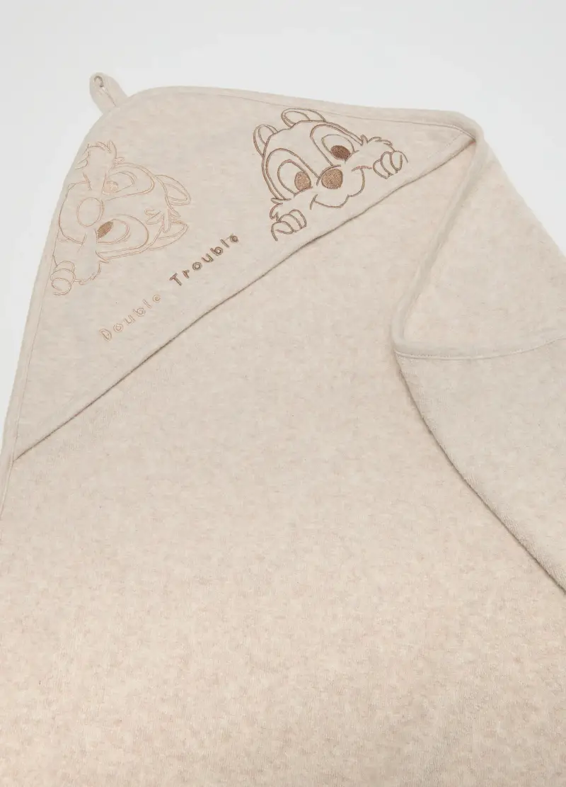 Accappatoio Da Neonato In Misto Cotone Beige, Unisex, Beige miniatura 3