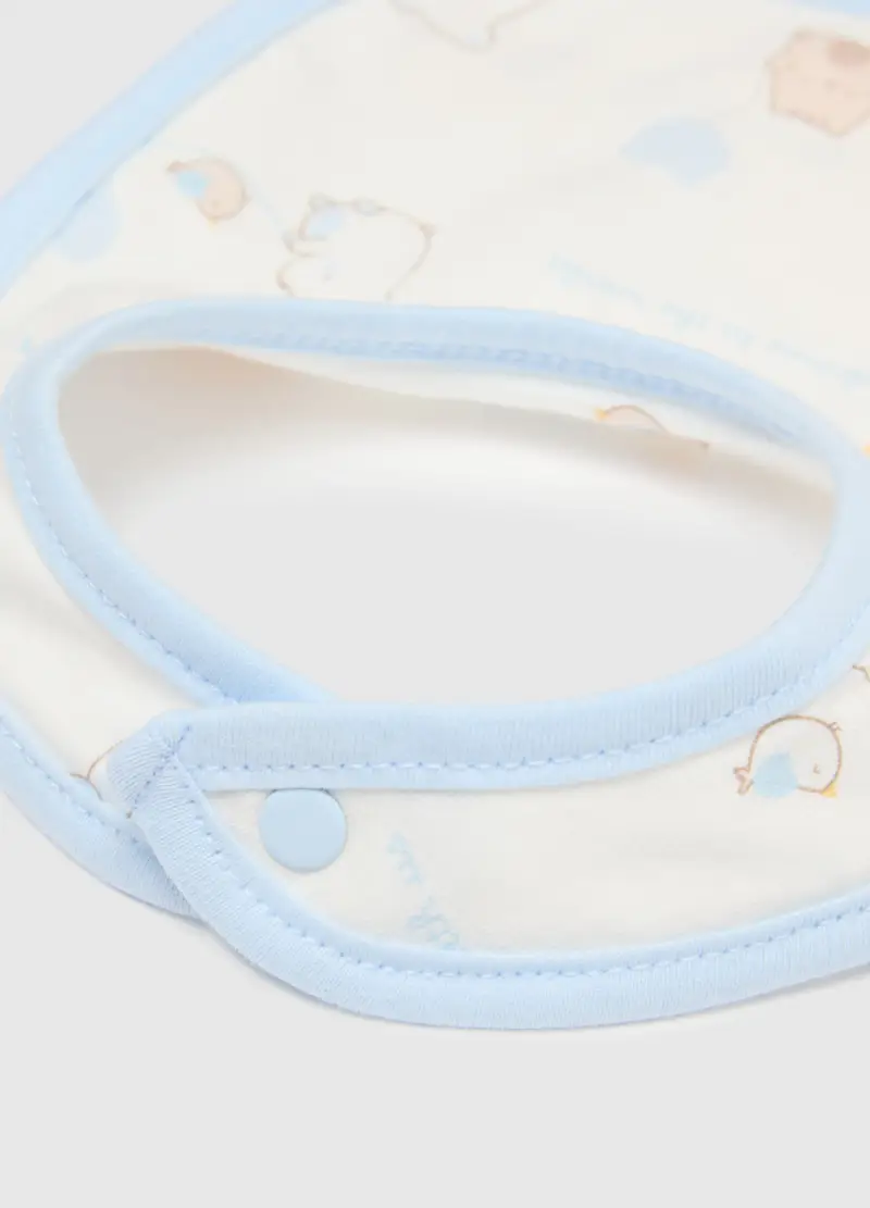 Bavette In Puro Cotone Multicolor Per Neonati, Neonato, Multicolor, .U miniatura 3