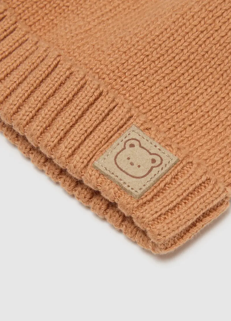 FAGOTTINO, Berretto Da Bambino In Puro Cotone Arancione Con Stampa, Neonato, Arancione, Taglia: ONE SIZE miniatura 2