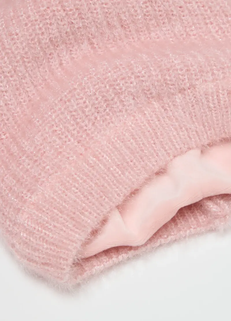 Berretto Da Bimba Rosa Con Pon Pon, Bambina, Rosa miniatura 2