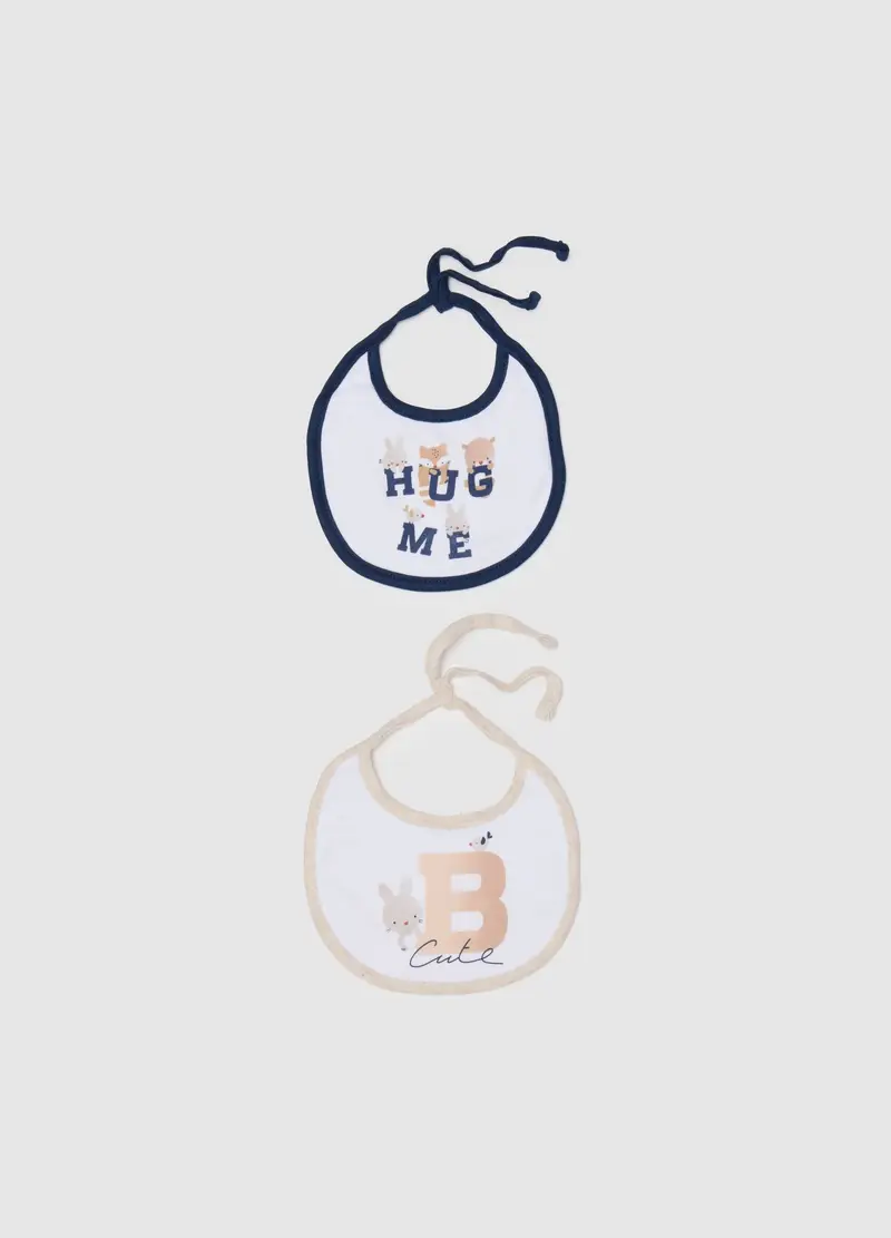 FAGOTTINO, Bipack Bavaglini Da Bambino In Puro Cotone Multicolor, Unisex, Multicolor, Taglia: T.U.