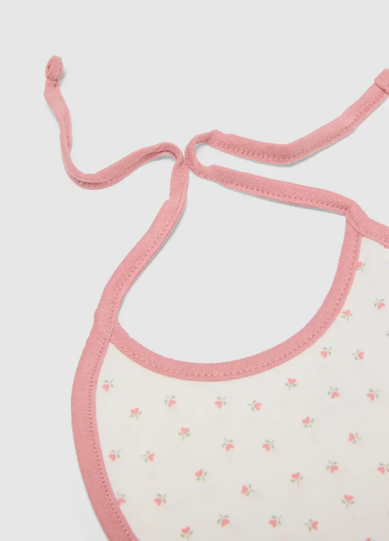 Bipack Bavaglini In Puro Cotone Multicolor Da Neonata Con Ricami, Multicolor, U miniatura 3