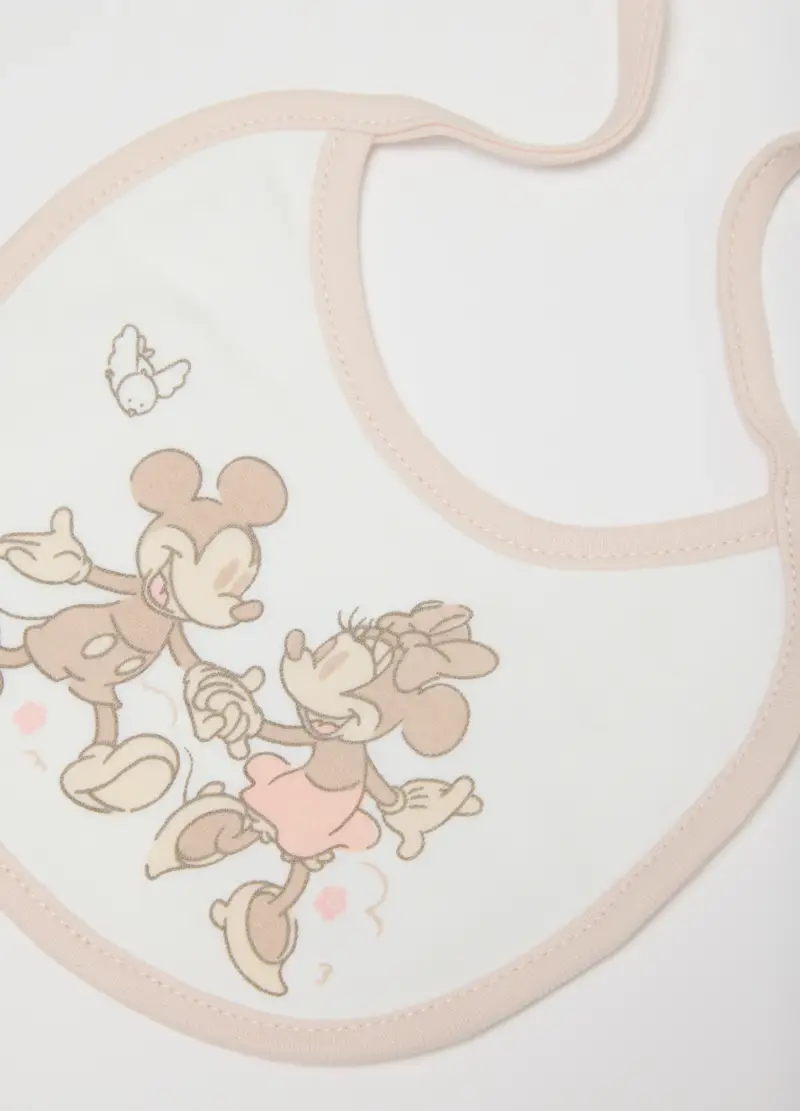 Bipack Bavette Da Neonata In Puro Cotone Multicolor Con Stampa Disney, Multicolor, .U miniatura 2