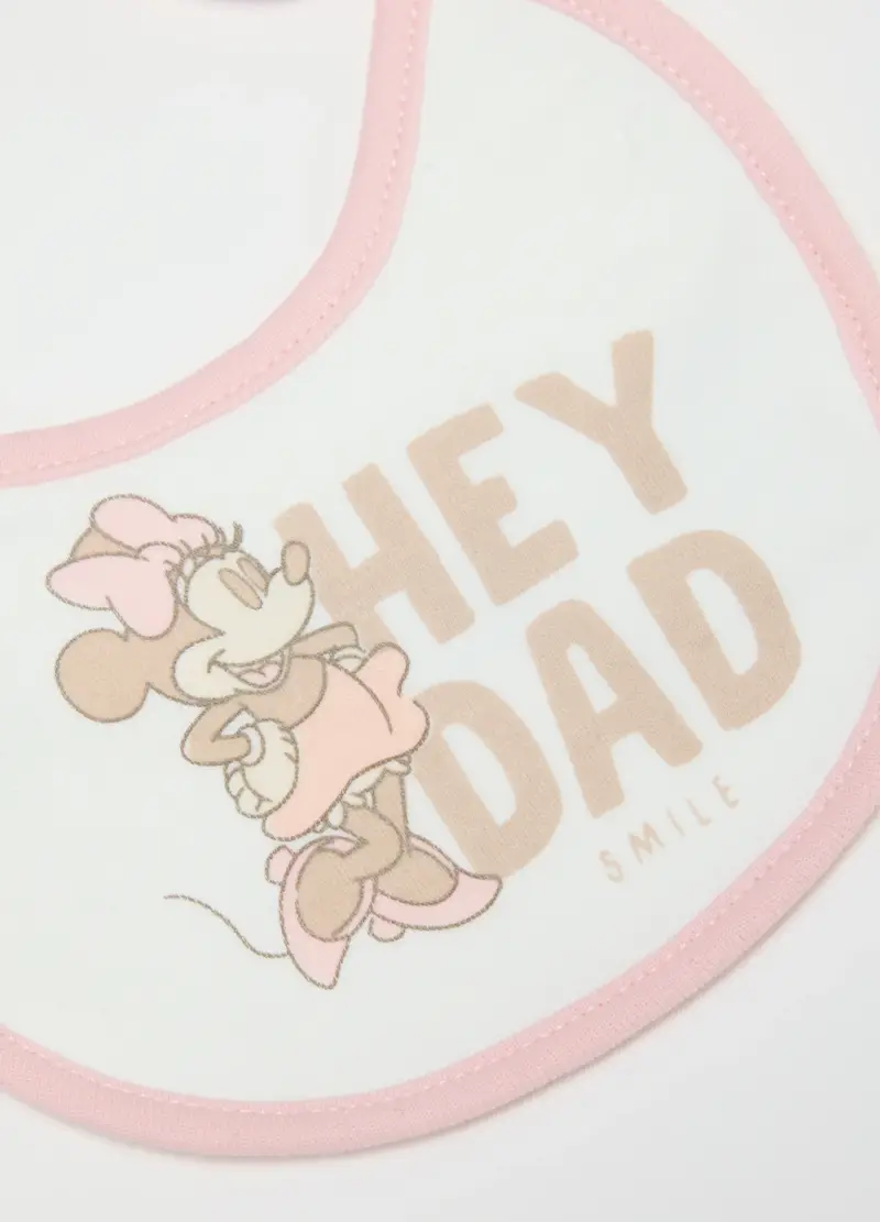 Bipack Bavette Da Neonata In Puro Cotone Multicolor Con Stampa Disney, Multicolor, .U miniatura 3